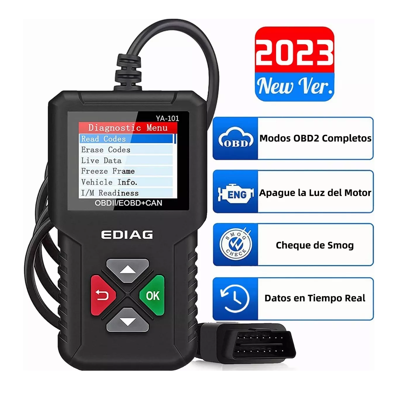 Foto 3 pulgar | Escaner Ediag Negro para Auto