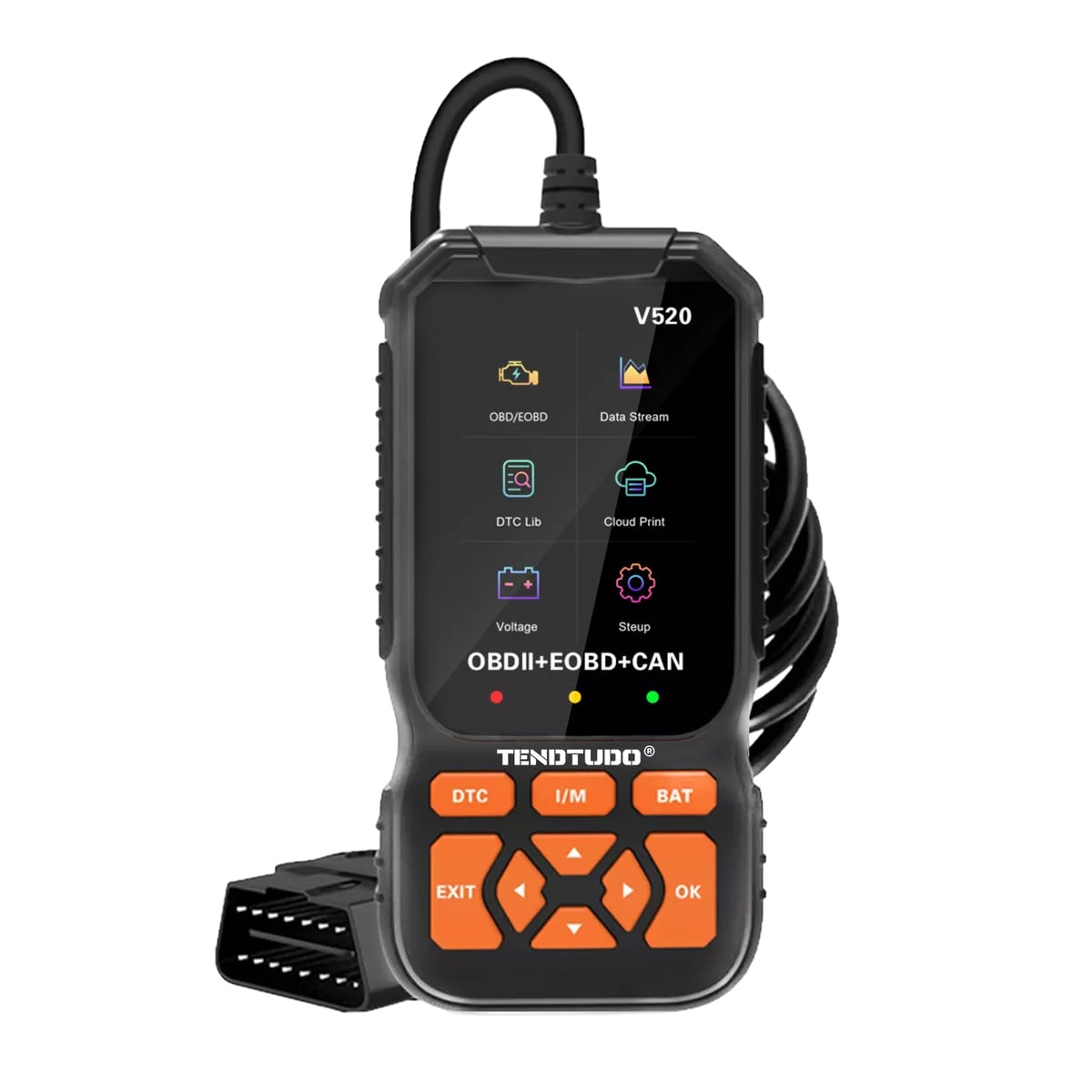 Scanner Obd2 Multifuncional Automotriz Launch Creader 35901 Negro $1,269