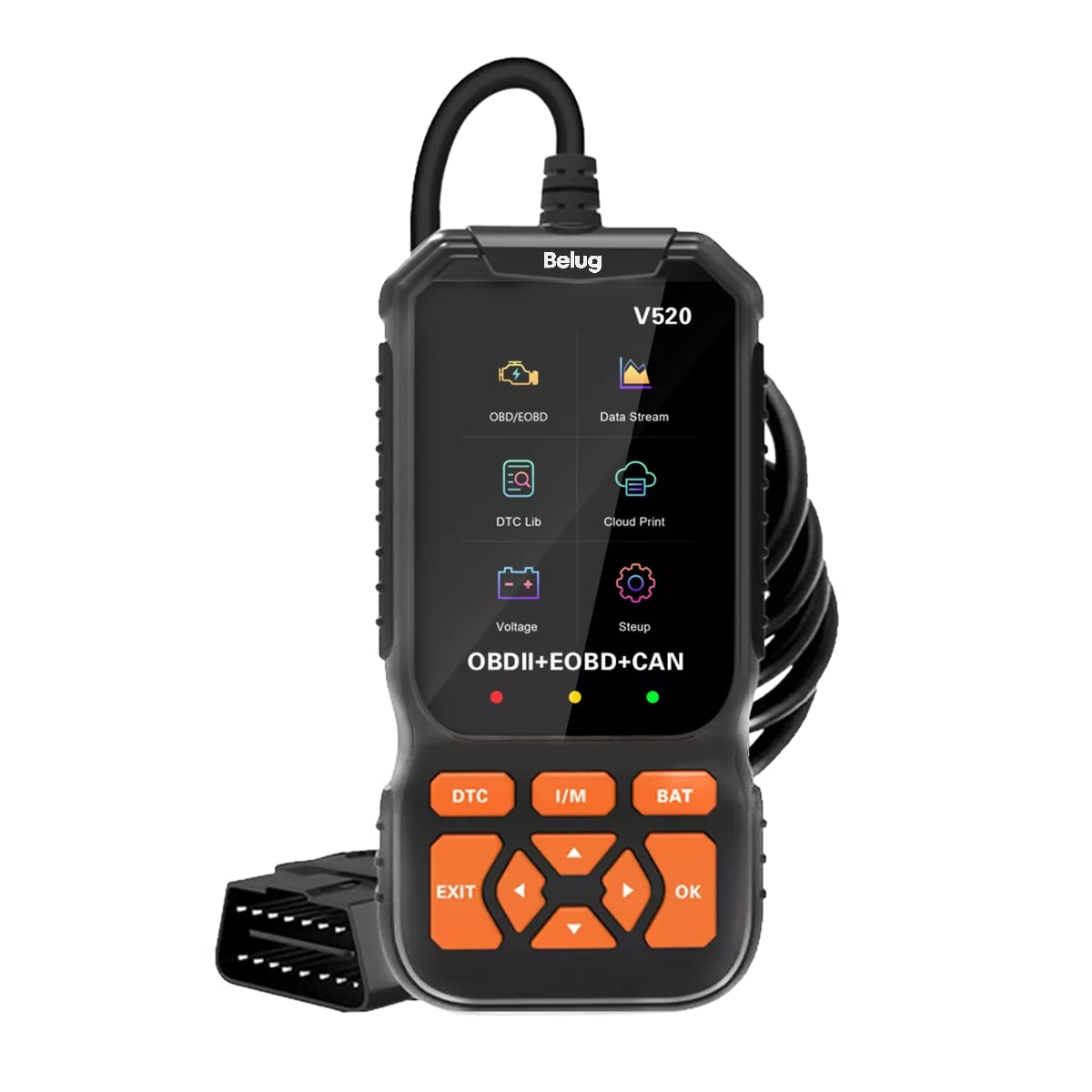 Scanner Belug Obd2 Multifuncional Automotriz Negro $1,079