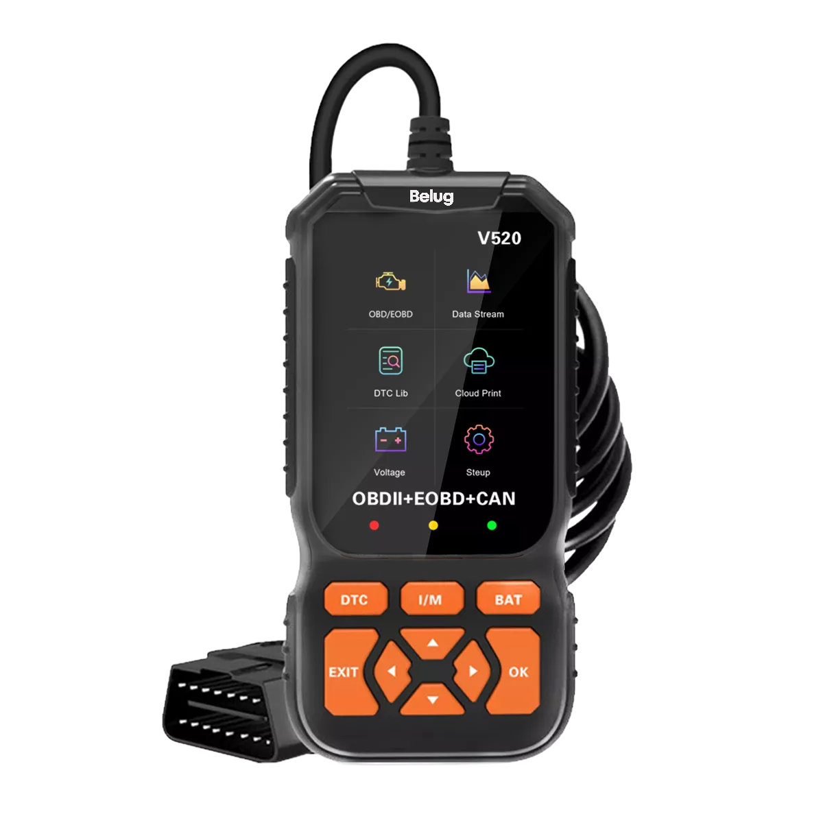 Foto 2 pulgar | Scanner Belug Obd2 Multifuncional Automotriz Negro