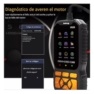 Foto 2 | Scanner Belug Obd2 Multifuncional Automotriz Negro