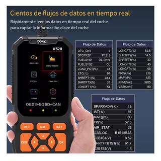 Foto 3 | Scanner Belug Obd2 Multifuncional Automotriz Negro