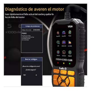 Foto 2 | Scanner Obd2 Multifuncional Automotriz Launch Creader 35901 Negro