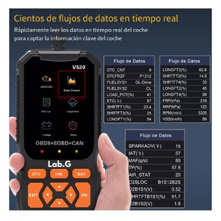 Foto 3 | Scanner Obd2 Multifuncional Automotriz Launch Creader 35901 Negro