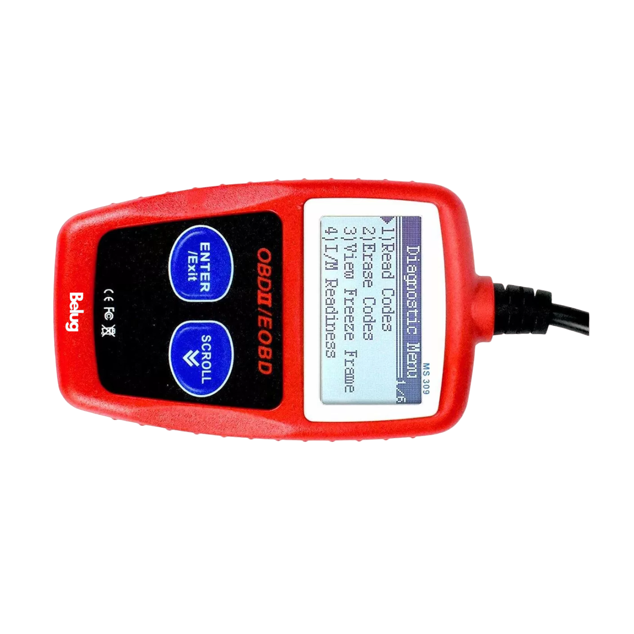 Foto 3 pulgar | Escaner Automotriz Belug Ms309 Obd2 Leer & Borrar Código De Falla. Rojo