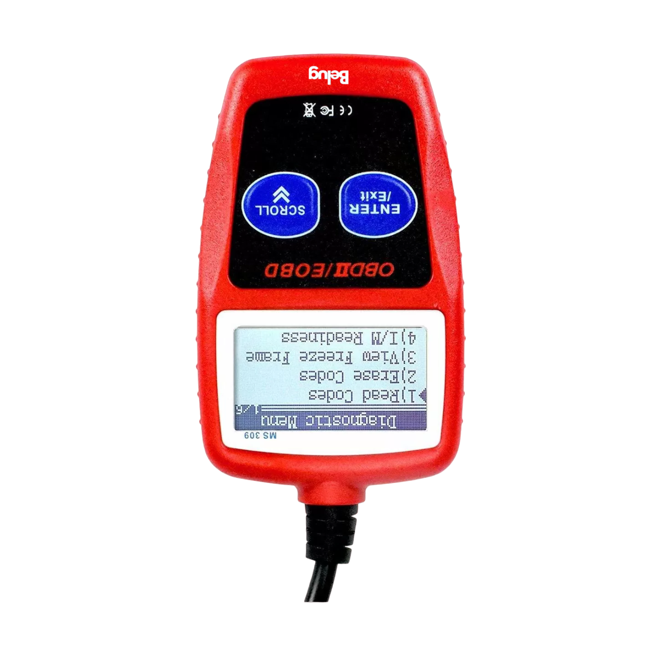 Foto 4 pulgar | Escaner Automotriz Belug Ms309 Obd2 Leer & Borrar Código De Falla. Rojo