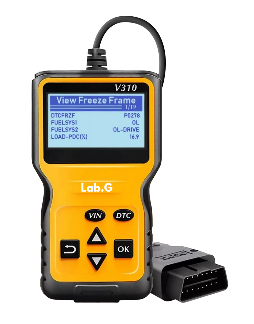 Foto 2 pulgar | Escaner Automotriz V310 Para Vehículo Eobd Amarillo/negro