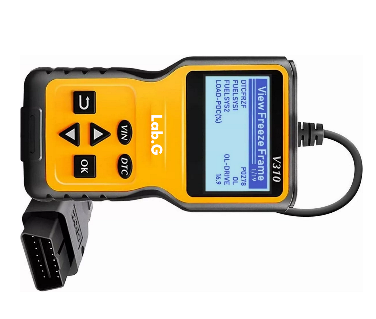 Foto 3 | Escaner Automotriz V310 Para Vehículo Eobd Amarillo/negro