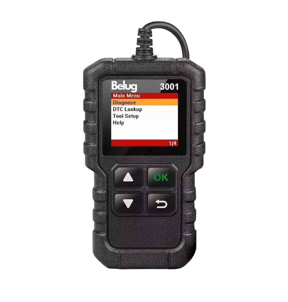 Escaner Automotriz Multimarca Motor, Belug Negro
