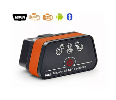 Foto 2 | Escaner Automotriz Lab.g Elm327 Android Naranja/negro