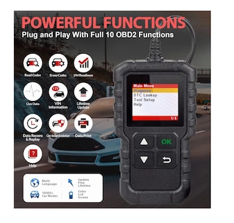 Foto 2 | Escáner Automotriz Eo Safe Imports Esi-387 color Negro