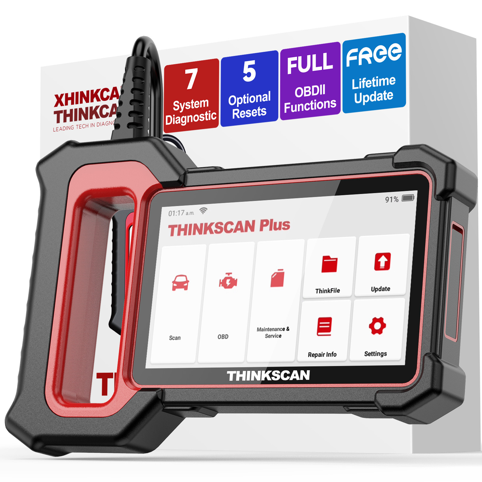 Foto 2 pulgar | Venta Internacional - Escáner con Pantalla Táctil Thinkcar para Autos