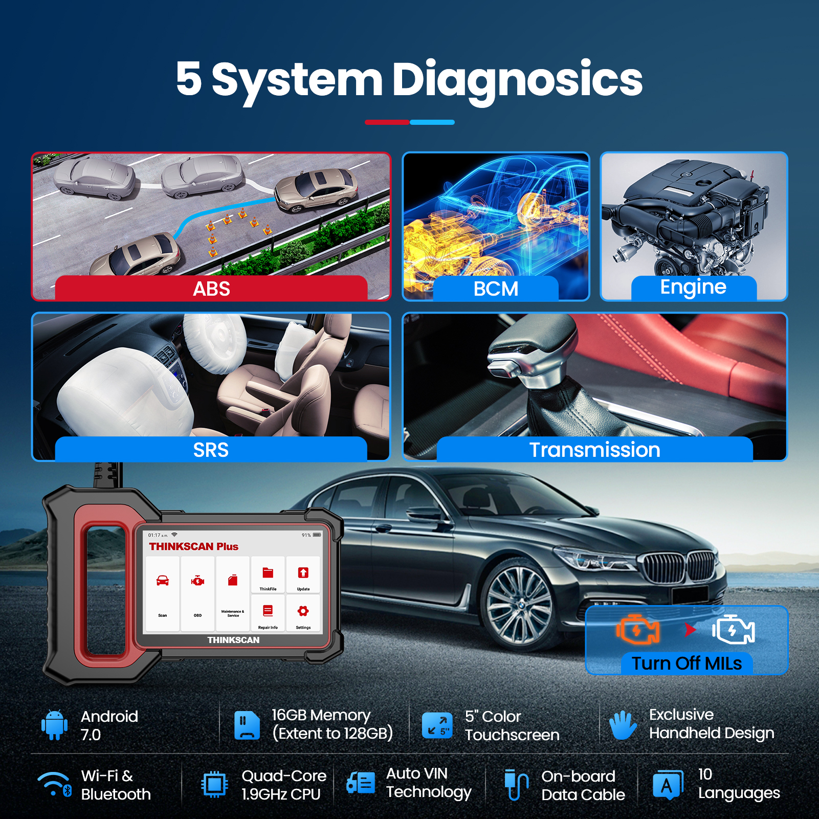 Foto 4 pulgar | Venta Internacional - Escáner de Diagnostico Thinkcar para Autos