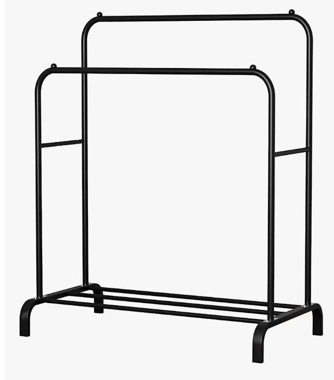 Foto 2 pulgar | Perchero Elegante Organizador De Ropa Closet Doble Armario