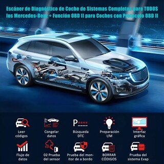 Foto 2 | Escáner Automotriz Bluetooth Multifuncional Eo Safe Imports Esi-12242 Gris