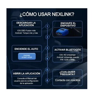 Foto 3 | Escáner Automotriz Lector De Código De Motor Eo Safe Imports Esi-12238-1 Azul
