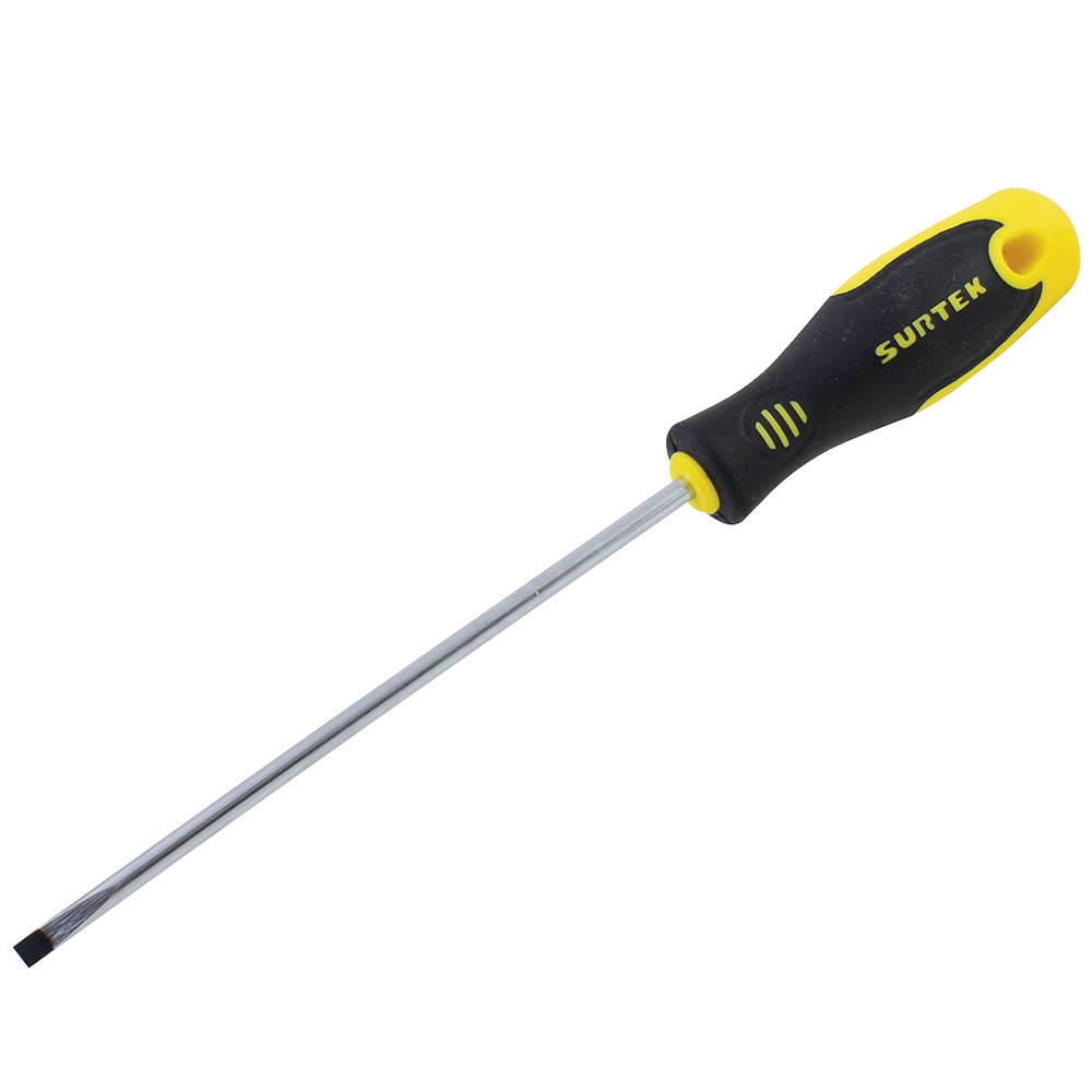 Foto 2 pulgar | Destornillador Con Mango Bimaterial, Punta Cabinet 3/16'' X 6'' Surtek