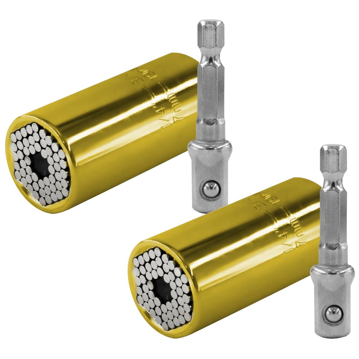 Foto 2 pulgar | Adaptadores Para Dinamométricasventdepot Mxdyo-014 2 Piezas Color Amarillo