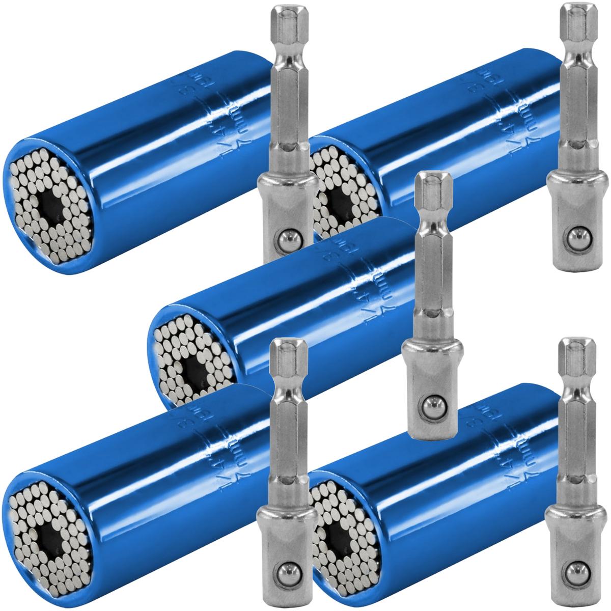 Foto 1 | Llave Dinamométrica Accesoriosventdepot Mxdyo-029 5 Piezas Color Azul