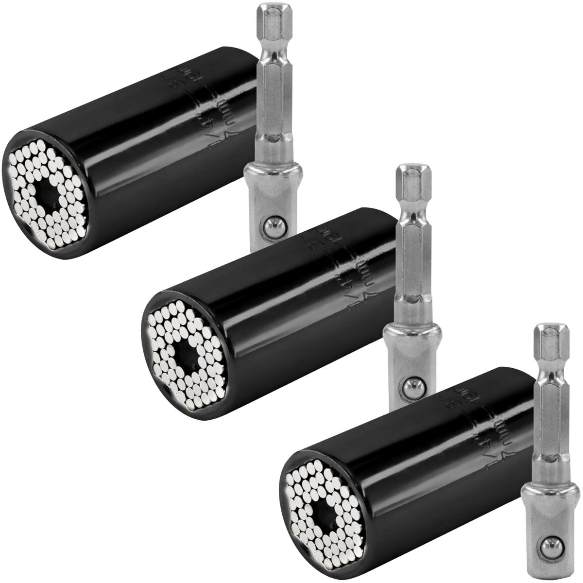 Dado Universalventdepot Mxdyo-009 3 Piezas Color Negro