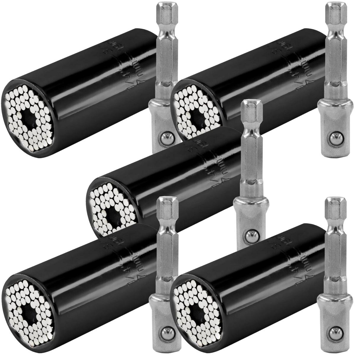 Adaptador Alta Calidadventdepot Mxdyo-011 5 Piezas Color Negro