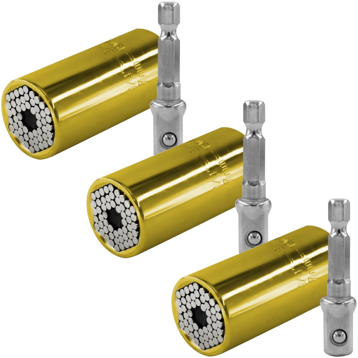Foto 2 pulgar | Llave Universal Para Tornillosventdepot Mxdyo-015 3 Piezas Color Amarillo