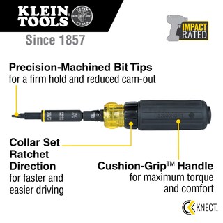 Foto 2 | Destornillador De Trinquete Klein Tools 32500hdrt Knect 11 En 1 - Venta Internacional.