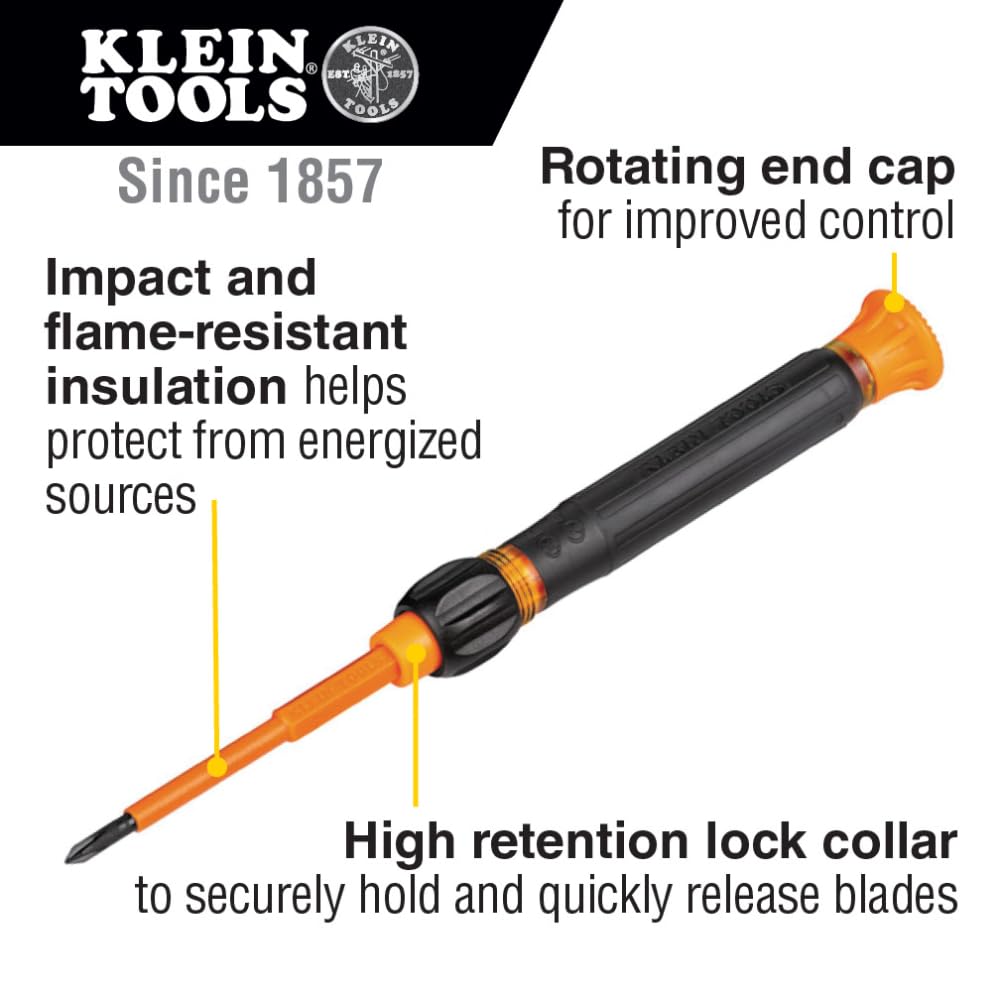Foto 2 | Juego De Destornilladores Klein Tools 32584insr Precision 8 En 1 - Venta Internacional.