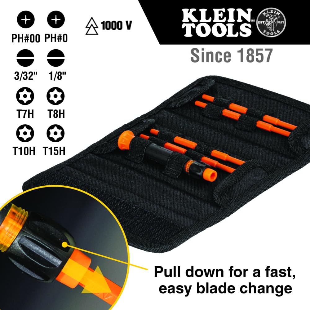 Foto 3 | Juego De Destornilladores Klein Tools 32584insr Precision 8 En 1 - Venta Internacional.