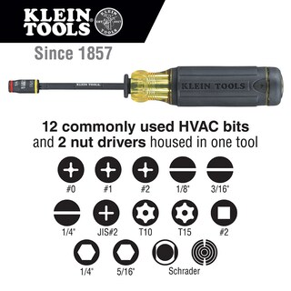 Foto 3 | Destornillador Klein Tools 32304 14 En 1 Ajustable Con Conector Abatible - Venta Internacional.