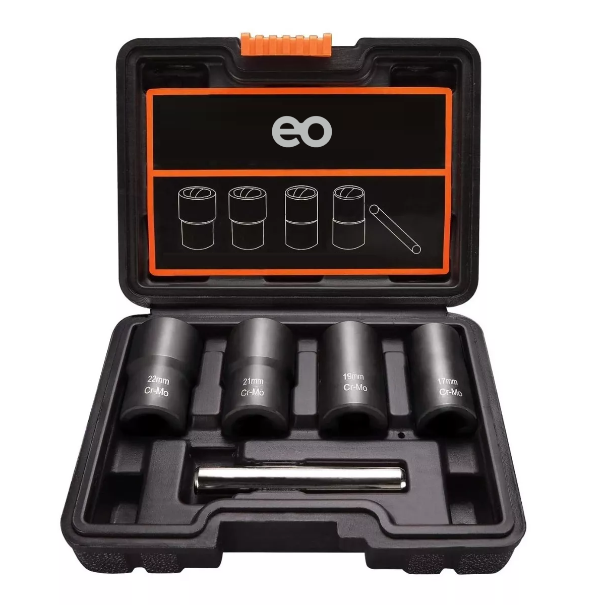 Foto 1 | Juego De Extractores 1/2'' Para Quitar Tuercas Barridas Eo Safe Imports Esi-13355-1 Negro