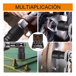 Foto 3 | Juego De Extractores 1/2'' Para Quitar Tuercas Barridas Eo Safe Imports Esi-13355-1 Negro