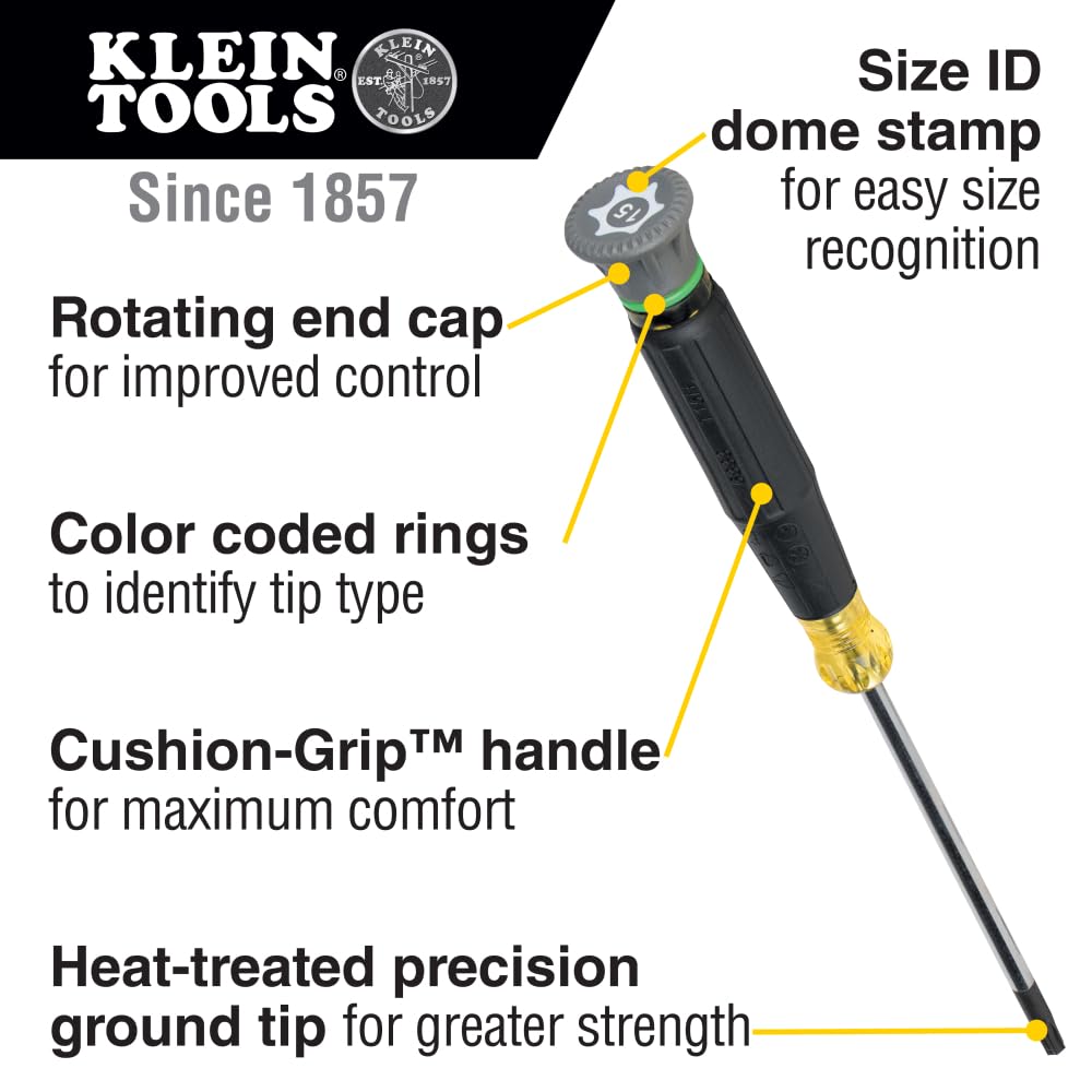 Foto 3 pulgar | Juego De Destornilladores Klein Tools 85617 Mini Precision De 8 Piezas - Venta Internacional.