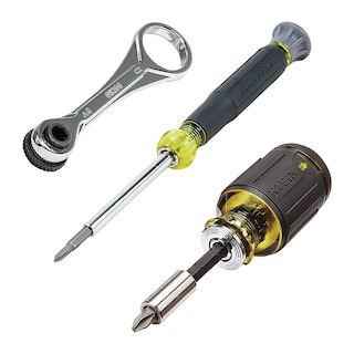 Foto 1 | Juego De Destornilladores Klein Tools 85515 De 3 Piezas Con Tachuelas Y Trinquete - Venta Internacional.