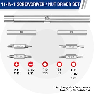 Foto 2 | Juego De Destornilladores Y Destornilladores Para Tuercas Workpro 11 En 1 Comfort Grip - Venta Internacional.