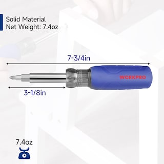 Foto 5 | Juego De Destornilladores Y Destornilladores Para Tuercas Workpro 11 En 1 Comfort Grip - Venta Internacional.