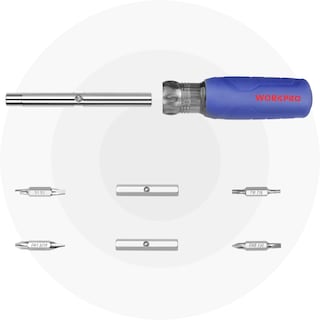 Foto 7 | Juego De Destornilladores Y Destornilladores Para Tuercas Workpro 11 En 1 Comfort Grip - Venta Internacional.
