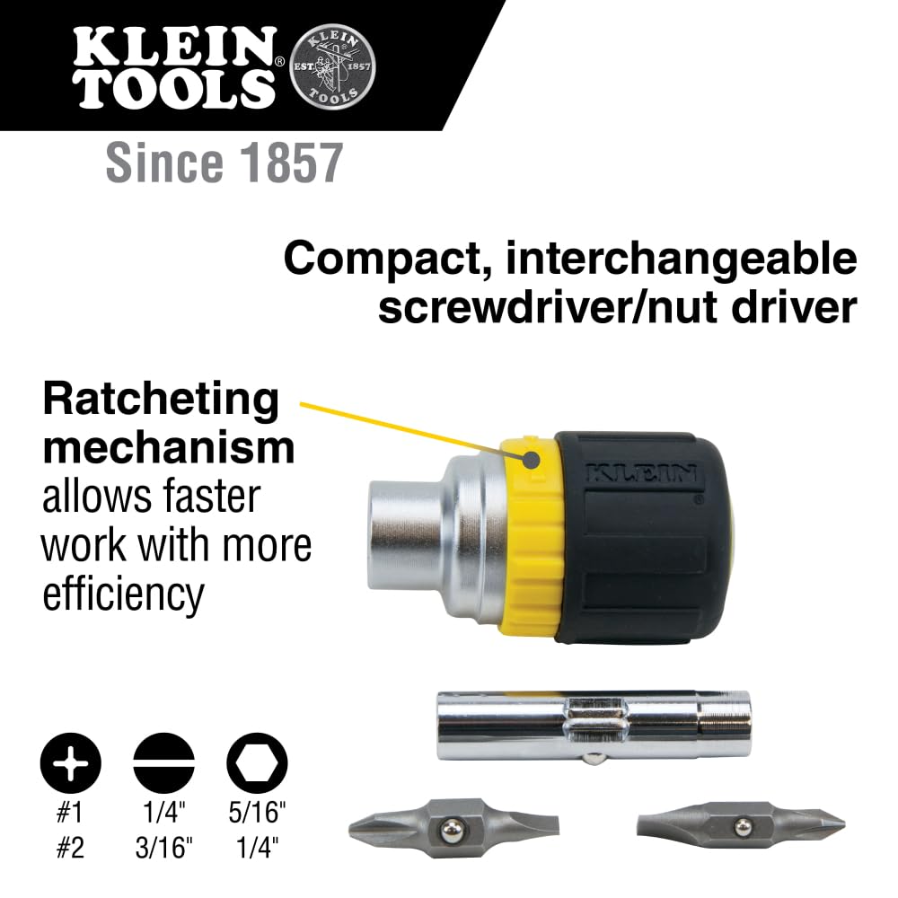 Foto 3 pulgar | Destornillador Klein Tools 6 en 1-Venta Internacional