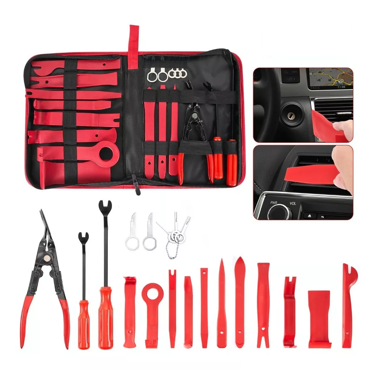 Foto 2 | Kit de Herramientas Espátula 19pzs. Eo Safe Imports Esi-7251 color Rojo