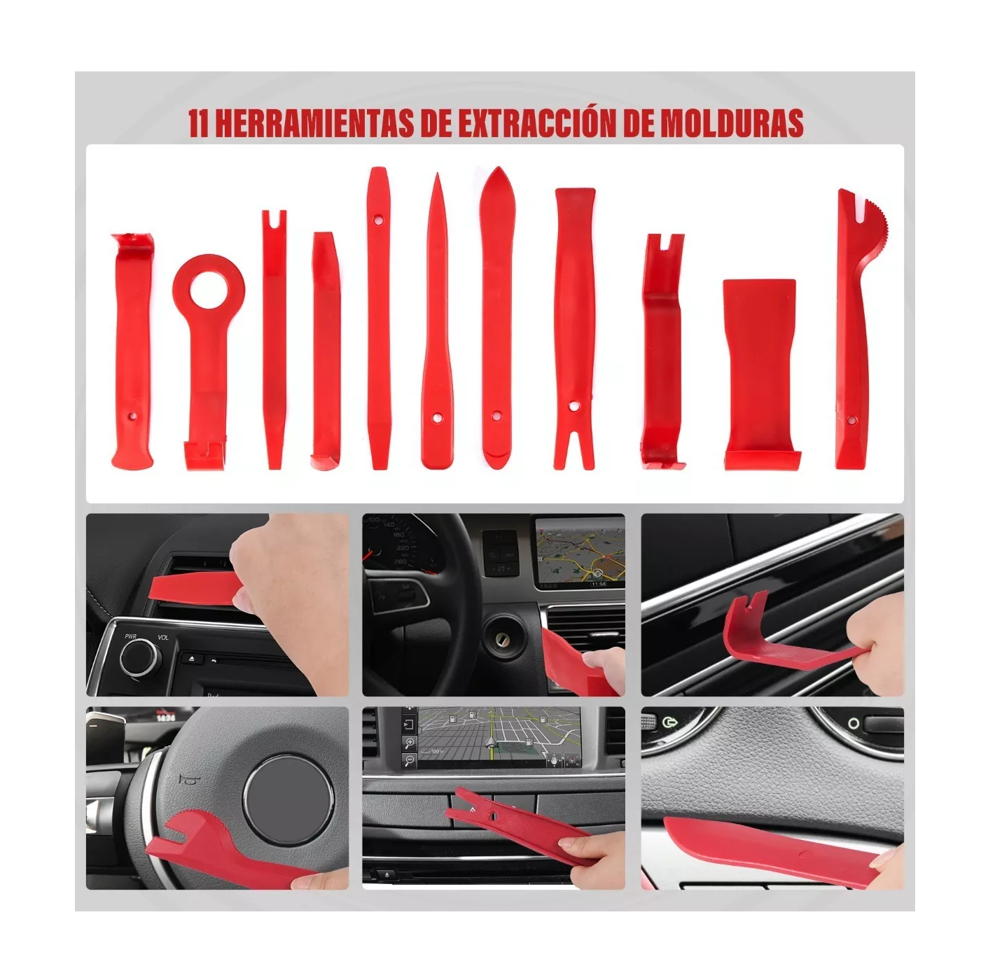 Foto 2 | Herramientas para Desarmar Tablero/Estéreo/Faros Belug 20 Piezas