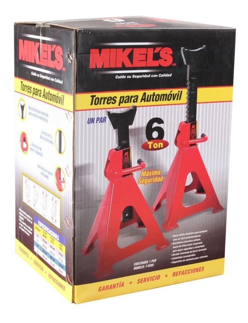 Foto 4 pulgar | Torres Para Autos 6 Ton Mikels