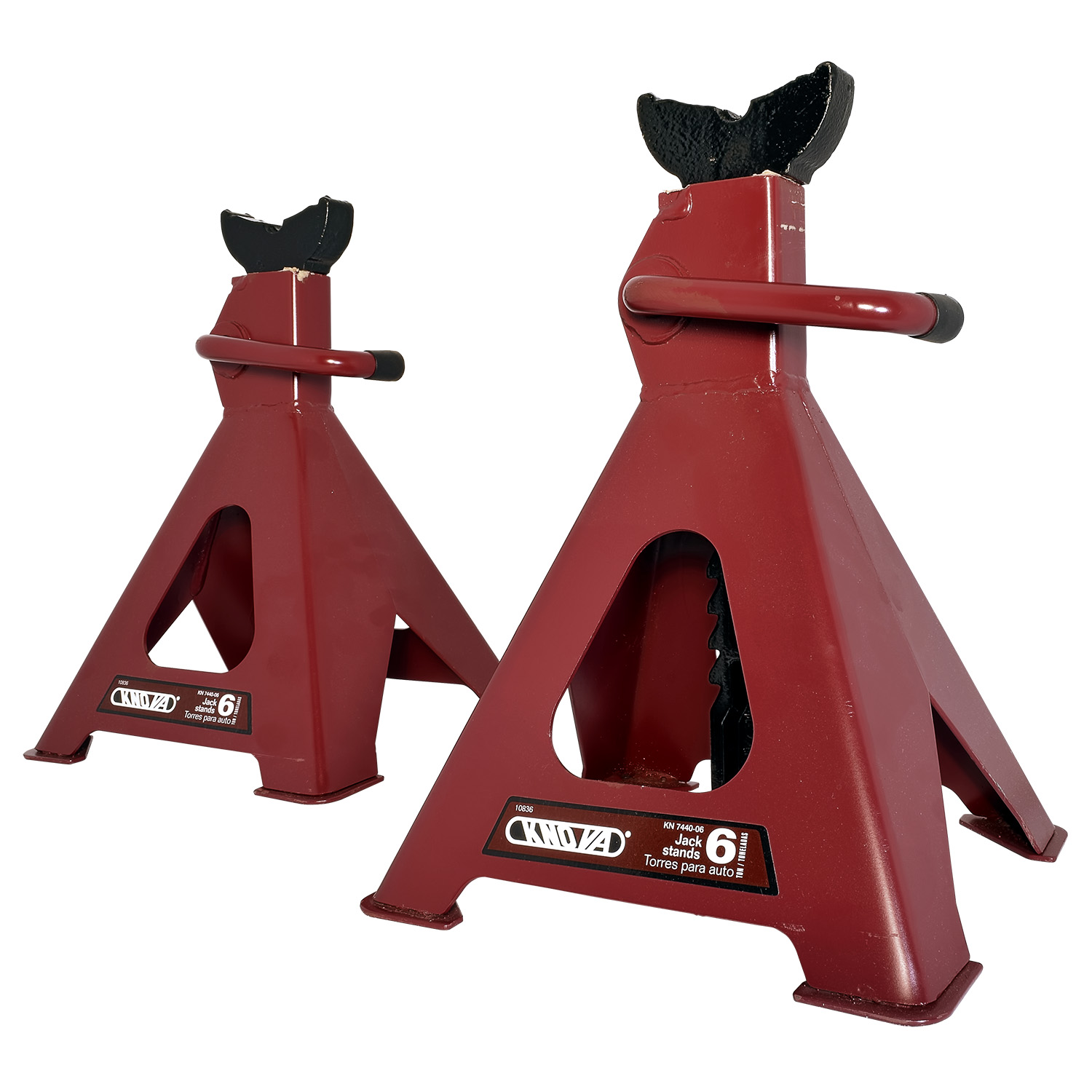 Torres para Auto Knova color Rojo 6 Toneladas 2 Piezas