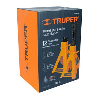 Foto 2 | Caja con 2 Torres Truper TORAU-12 color Naranja de 12 TON para Auto