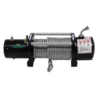Foto 3 | Winch Eléctrico Gutstark color Negro Jeep 12000 Lb Cable Acero 27M 12V 5443 kg