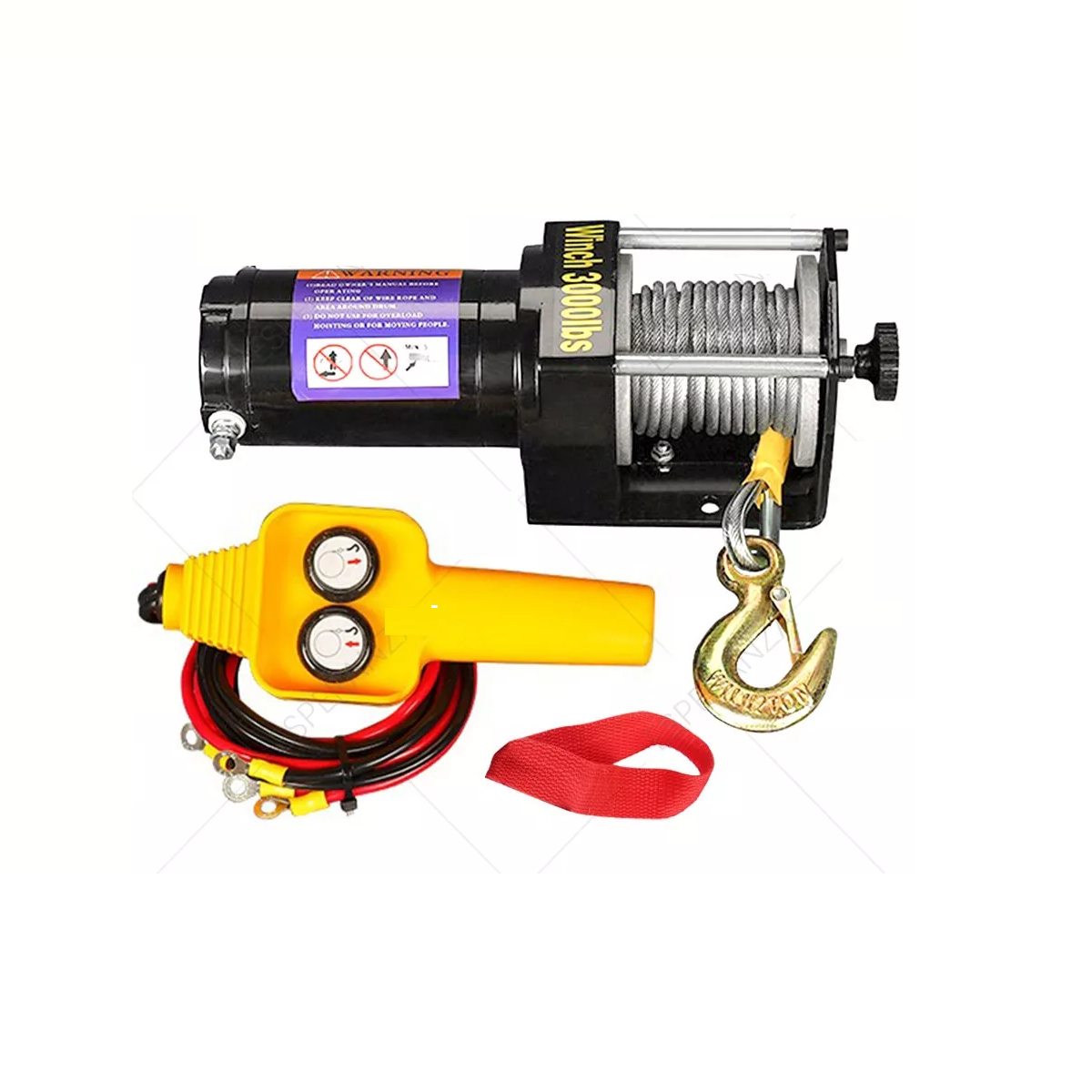 Winch Eléctrico 3000 Lb (1361kg) 12v Remolque Utilitaro Eo Safe Imports Esi-13679  Multicolor