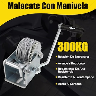 Foto 2 | Malacate Con Manivela Profesional 300kg Cabrestante Manual Eo Safe Imports Esi-18734 Multicolor