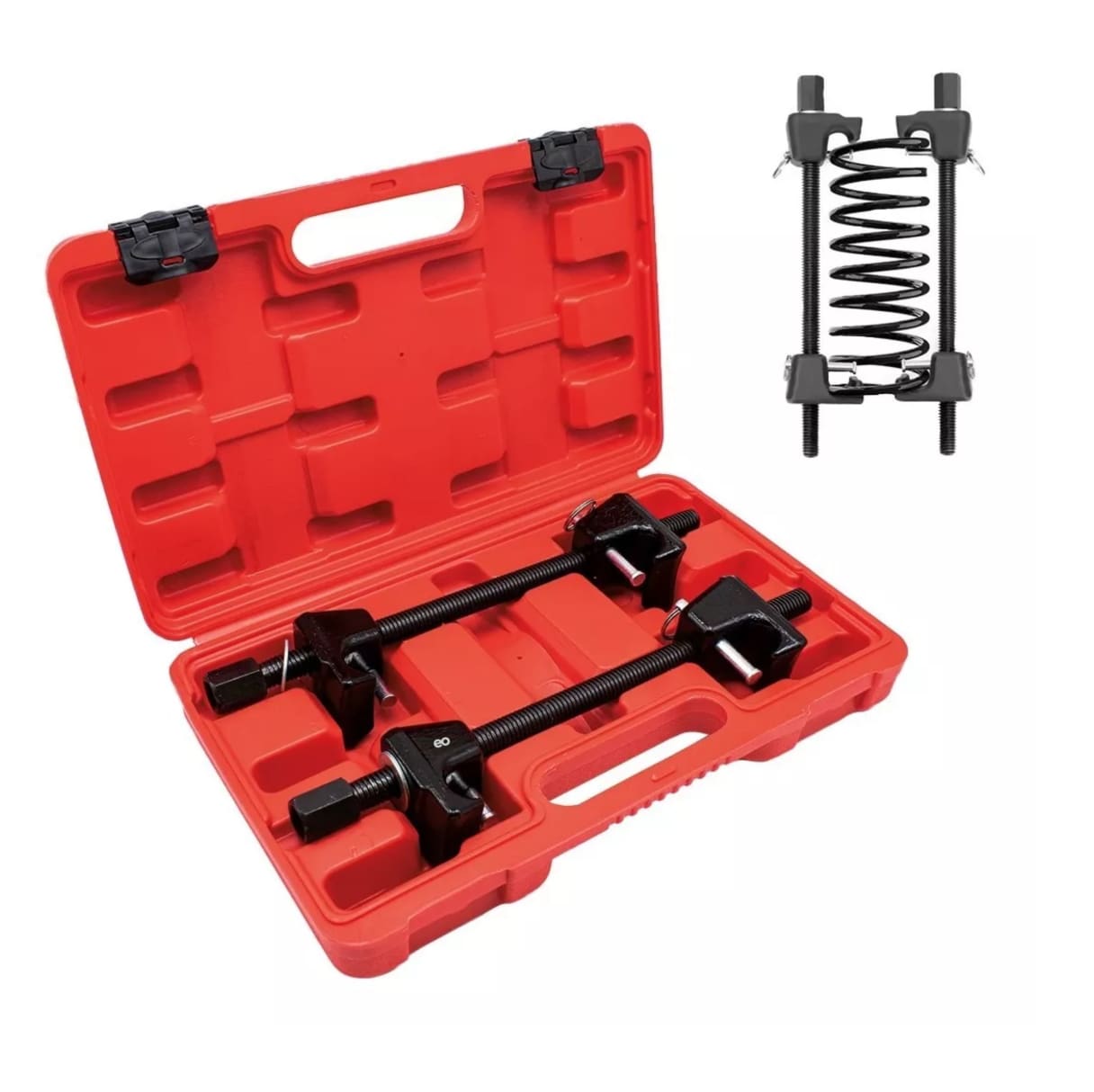 Kit Opresor Desmontaje Compresor Y Resorte Amortiguador Eo Safe Imports Esi- 4849-1 Rojo