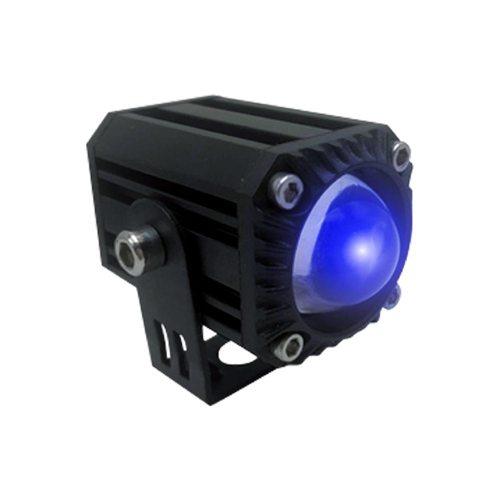 Faro Led Cuadrado Ojo De Diablo 1 Led De 840lm Lupa 360°