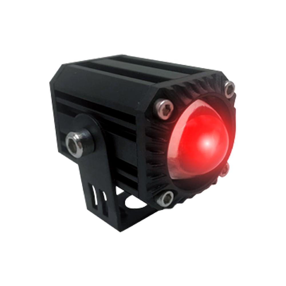 Faro Led Cuadrado Ojo De Diablo 1 Led De 840lm Lupa 360°