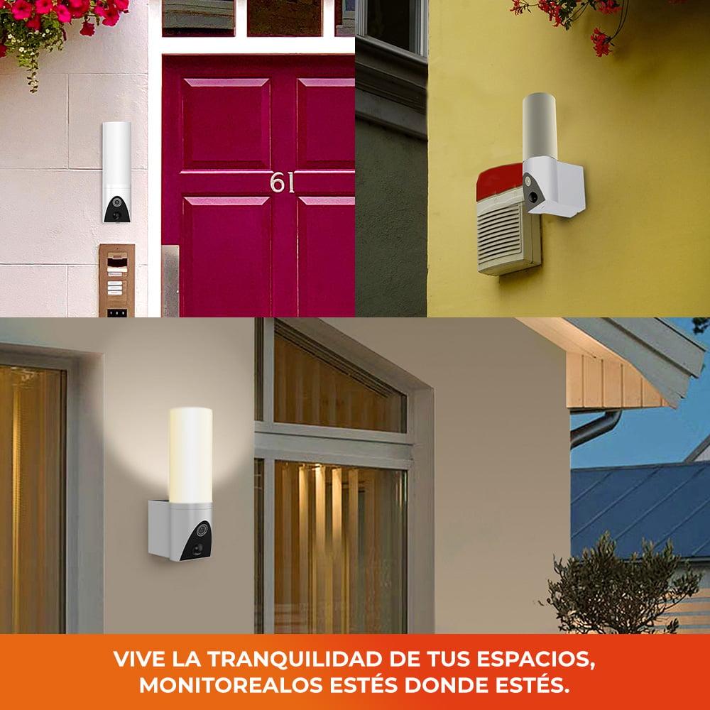 Foto 4 | Cámara Monitor Exterior 300° Tecnolite C Lámpara Inteligente